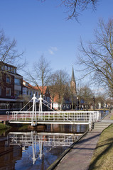 Papenburg, am Stadtkanal, Deutschland