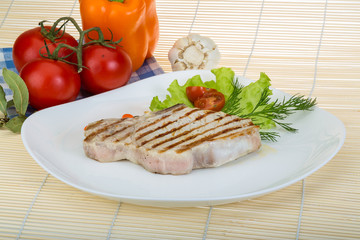 Grilled t-bone steak