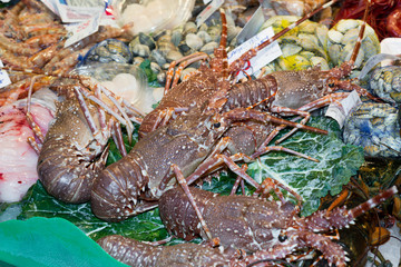 Fish and seafood store