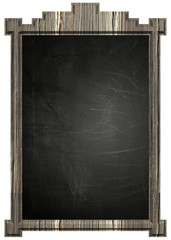 Obraz premium Blackboard with wooden frame