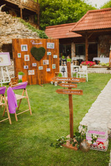 Wedding decoration rustic marriage ceremony decor wedding day