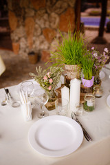 wedding table party catering