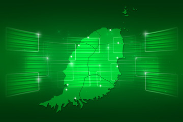 Grenada Map World map News Communication green