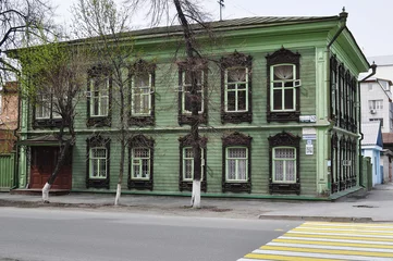 Photo sur Plexiglas Monument artistique Architectural and historical monument to Tyumen, House of the me