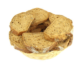Sliced rye bread