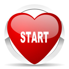 start valentine icon