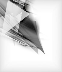 Color triangles, unusual abstract background