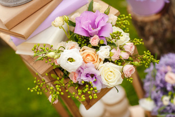 Wedding decoration rustic style marriage day decor flowers