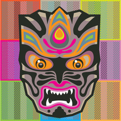 Vintage Mask Vector