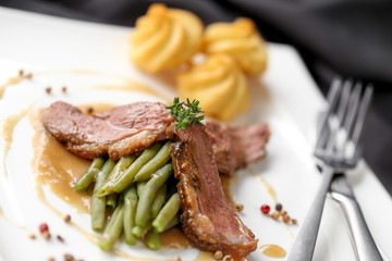magret de canard pommes dauphine 2