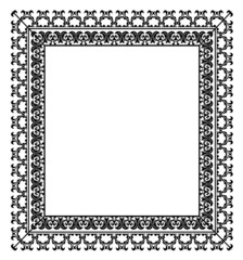 Obraz premium Black frame