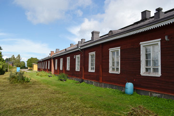 Old wooden building in Lappeenranta, Finland