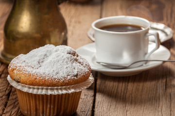Muffins and coffee