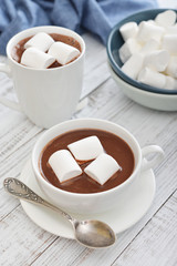 Mug with hot chocolate