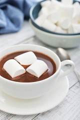 Mug with hot chocolate