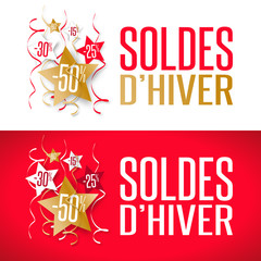 Fototapeta premium Soldes d'hiver