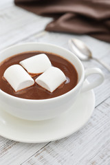 Mug with hot chocolate