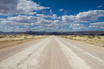 Fototapeta na wymiar Namibian dirt road