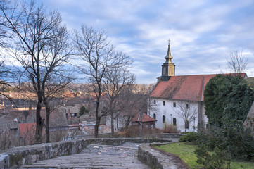 Fototapeta na wymiar Old City of Petrovaradin, Novi Sad, Serbia