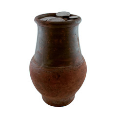 vessel with coins