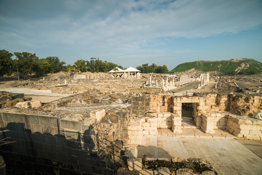 View from Beit She'an theater