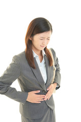 腹痛を訴えるOL