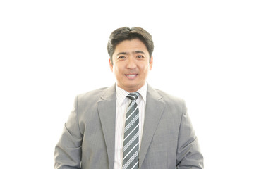 笑顔のビジネスマン