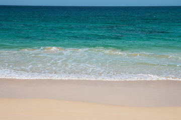  Verandinha beach Praia de Verandinha  in Boavista Cape Verde -