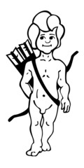 Cupid outline