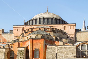 Fototapeta na wymiar Hagia Sophia, Istanbul, Turkey