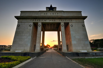 Naklejka premium Independence Arch, Accra, Ghana