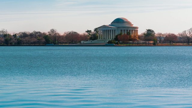 Time lapse of the Thomas Jefferson Memorial in Washington DC