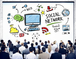 Social Network Social Media Business People Seminar Concept