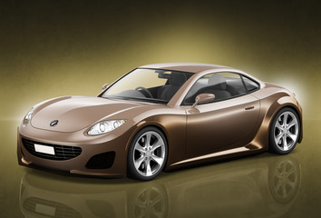 Comtemporary Car Elegance Vehicle Transportation Luxury