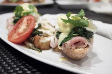 Breakfast- eggs sandwich