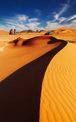Crédence en verre imprimé Sécheresse Désert du Sahara, Algérie