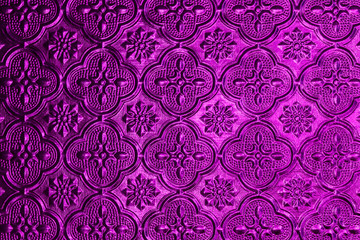 Colorful of window glass pattern background.