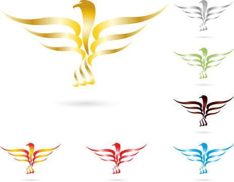 Logo, Vogel, Feuervogel, Adler
