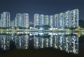 Fototapeta premium Residential building in Hong Kong