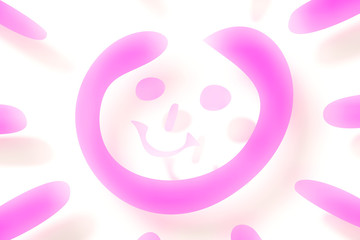 pinkfarbener Sonnenschein, Sonne - Hintergrund