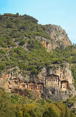 Fototapeta premium Dalyan Tombs, Turkey