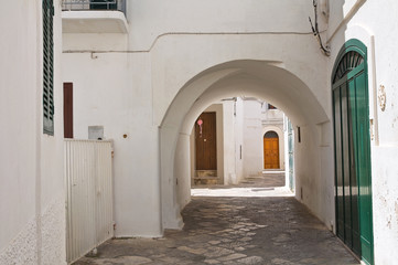 Alleyway. Fasano. Puglia. Italy.