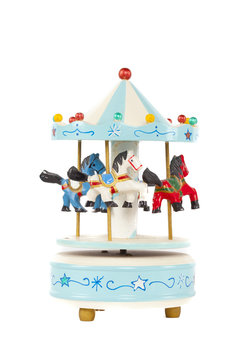 carousel on a White background
