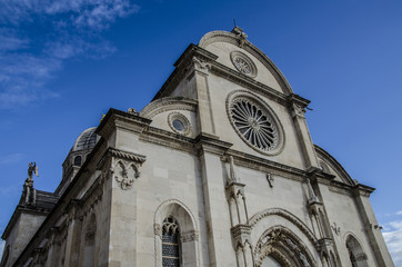 Fototapeta na wymiar famous cathedral, suibenik