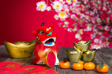 chinese new year decorations ,chinese character symbolizes gong