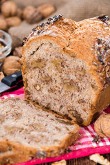 Fresh baked Walnut Bread