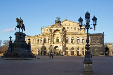 Fototapeta na wymiar Dresden, Semperoper