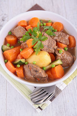 beef and vegetables
