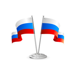 Russian vector table flag