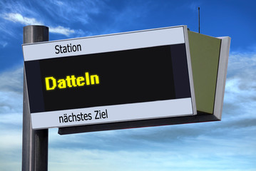 Anzeigetafel 6 - Datteln